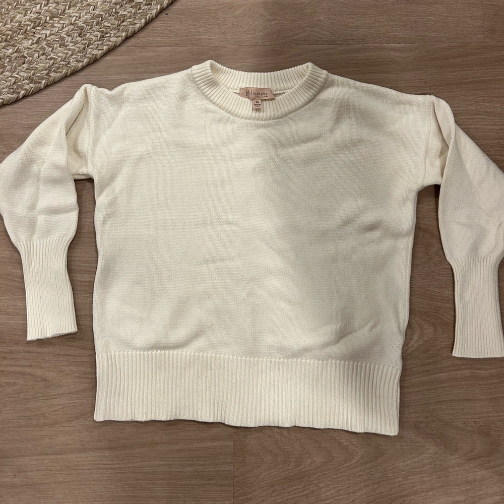 White sweater
